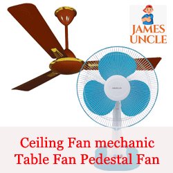 Ceiling Fan mechanic Table Fan Pedestal Fan Mr. Sisir Mondal in Birati